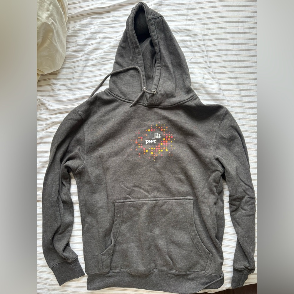 Charcoal Gray Men's Hoodie by